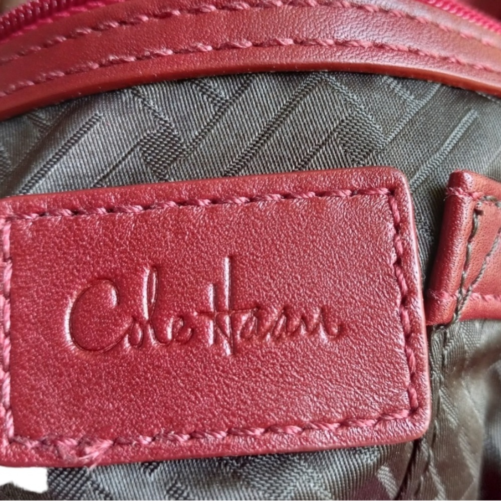 Cole Haan “Denny” Bag in Red Suede - Picture 6 of 10